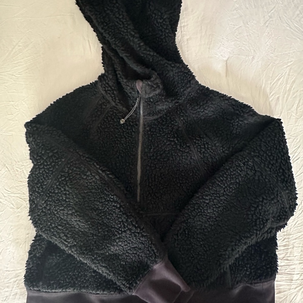 Lululemon scuba Sherpa oversized hoodie half zip
